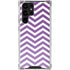 Purple Chevron Galaxy S23 Ultra Clear Case