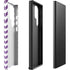 Purple Chevron Galaxy S23 Ultra Pro Case