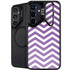 Purple Chevron Galaxy S25 Kickstand Case