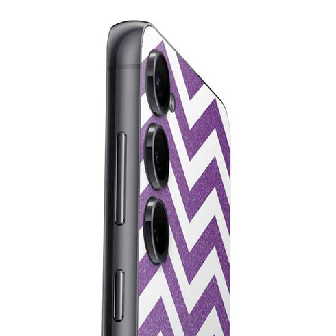 Purple Chevron Galaxy S24 Plus Skin