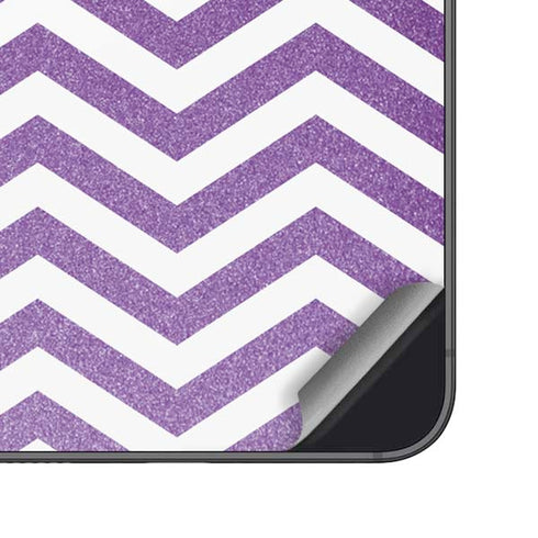 Purple Chevron Galaxy S24 Skin