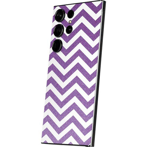 Purple Chevron Galaxy S25 Ultra Skin