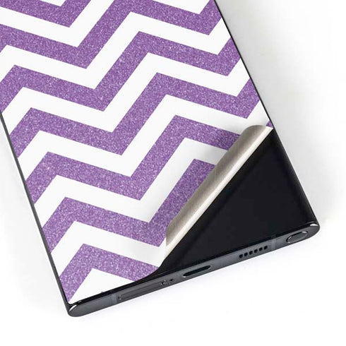 Purple Chevron Galaxy S25 Ultra Skin