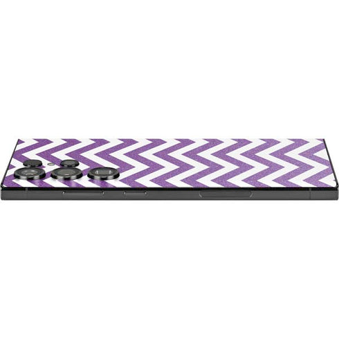 Purple Chevron Galaxy S24 Ultra Skin