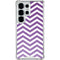 Purple Chevron Galaxy S25 Ultra Clear Case