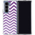Purple Chevron Galaxy Z Fold5 5G Clear Case