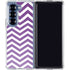 Purple Chevron Galaxy Z Fold6 Clear Case