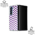 Purple Chevron Galaxy Z Fold6 Clear Case