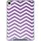 Purple Chevron iPad 11th Gen (2025) Clear Case
