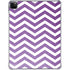 Purple Chevron iPad Pro 11in (2024) Clear Case