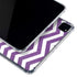 Purple Chevron iPad Pro 11in (2024) Clear Case