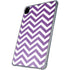 Purple Chevron iPad Pro 11in (2024) Clear Case