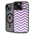 Purple Chevron iPhone 14 Kickstand Case