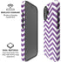 Purple Chevron iPhone 16 Magsafe Impact Case