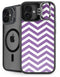 Purple Chevron iPhone 16 Plus Kickstand Case