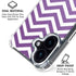 Purple Chevron iPhone 16 Plus MagSafe Case