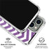 Purple Chevron iPhone 16 Pro Max Clear Case