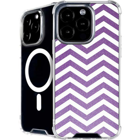 Purple Chevron iPhone 16 Pro Max MagSafe Case