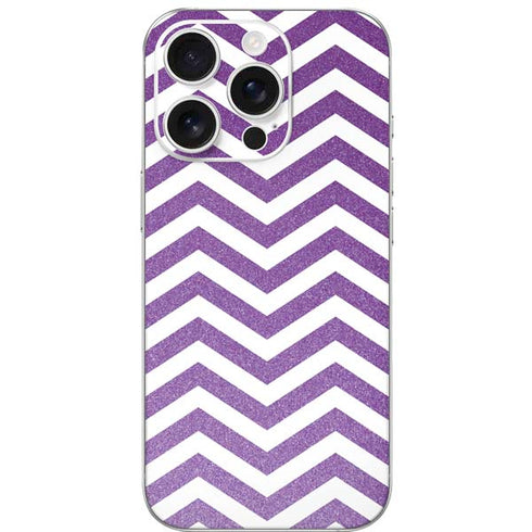 Purple Chevron iPhone 16 Pro Skin