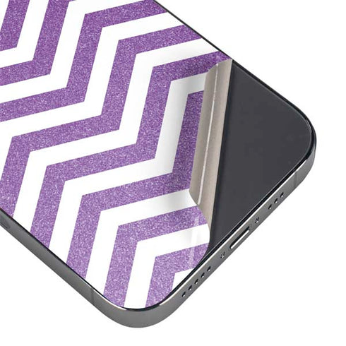 Purple Chevron iPhone 16 Pro Skin
