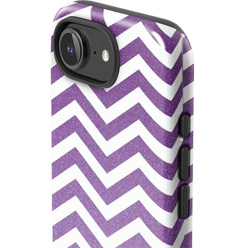 Purple Chevron iPhone 16e Impact Case