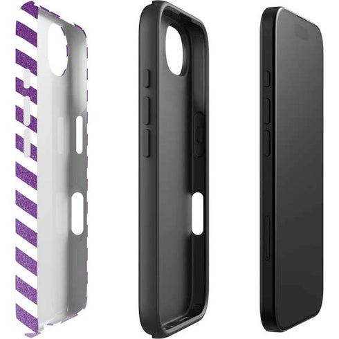 Purple Chevron iPhone 16e Impact Case