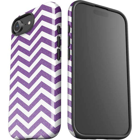Purple Chevron iPhone 16e Impact Case