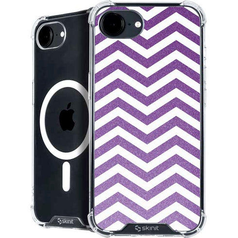 Purple Chevron iPhone 16e MagSafe Case