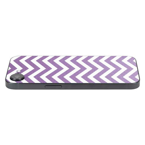 Purple Chevron iPhone 16e Skin