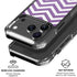 Purple Chevron iPhone 18 Pro Clear Case