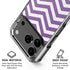 Purple Chevron iPhone 18 Pro Clear Case