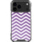 Purple Chevron iPhone 18 Pro Max Clear Case