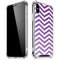 Purple Chevron iPhone X/XS Clear Case
