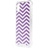Purple Chevron iPhone XS Clear Case
