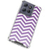 Purple Chevron Moto G 5G (2025) Clear Case