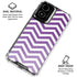 Purple Chevron Moto G Power 5G (2024) Clear Case