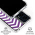 Purple Chevron Moto G Power 5G (2024) Clear Case