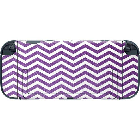 Purple Chevron Nintendo Switch 2 (2025) with Joy-Con Skin