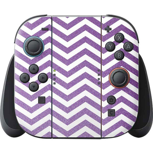 Purple Chevron Nintendo Skins