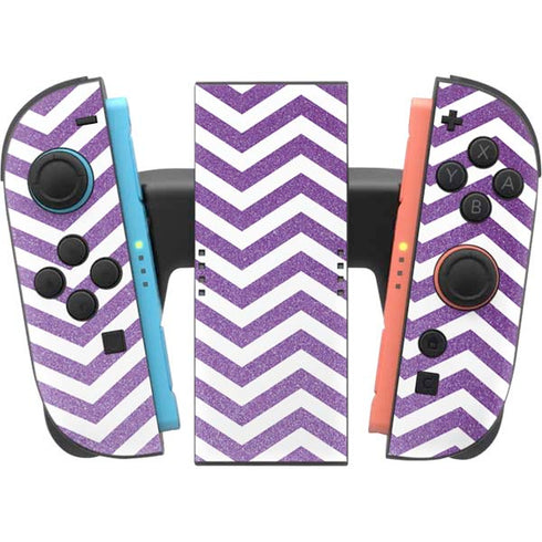 Purple Chevron Nintendo Switch 2 (2025) Joy-Con Controller Skin