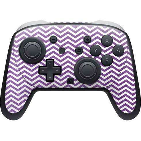 Purple Chevron Nintendo Skins