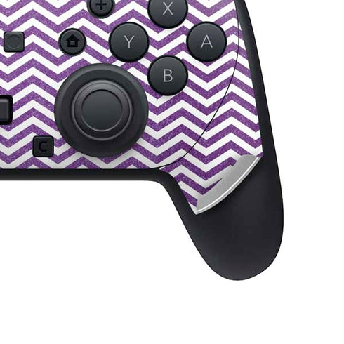 Purple Chevron Nintendo Switch 2 (2025) Pro Controller Skin