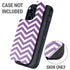 Purple Chevron Otterbox Defender iPhone Skin