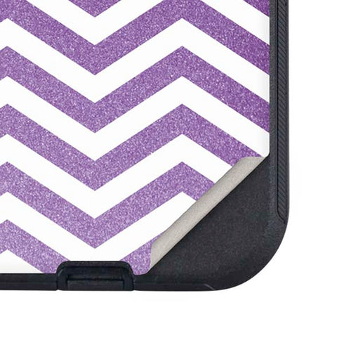 Purple Chevron Otterbox Defender iPhone Skin