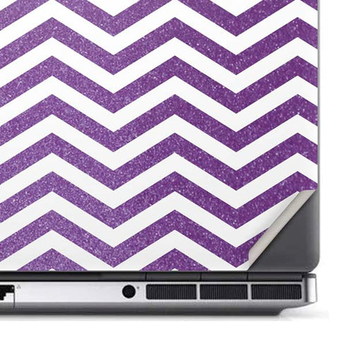 Purple Chevron Dell Precision Skin