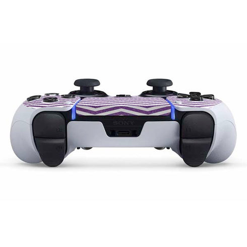 Purple Chevron PS5 DualSense Edge Pro Controller Skin