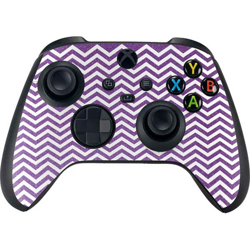 Purple Chevron XBox Series X Digital Edition Bundle Skin