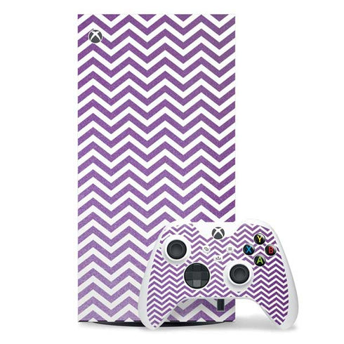 Purple Chevron Xbox Series X Skins