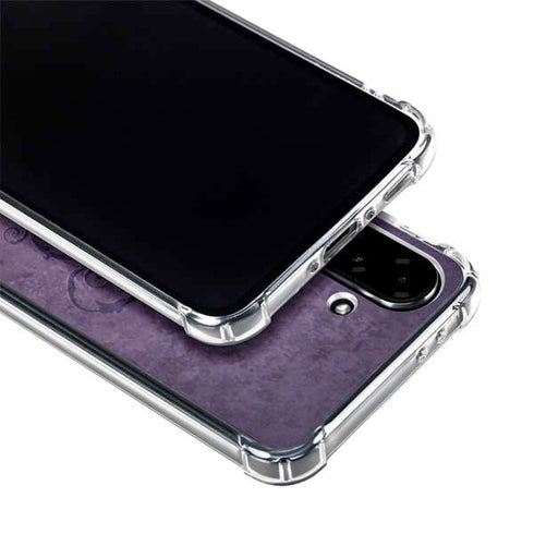 Purple Damask Butterfly by Brigid Ashwood Galaxy A36 5G Clear Case