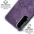 Purple Damask Butterfly by Brigid Ashwood Galaxy A36 5G Clear Case
